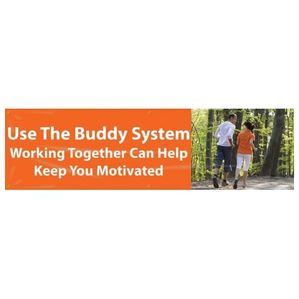 Accuform WORKHEALTHY BANNERS USE THE BUDDY MBR740 MBR740 - main
